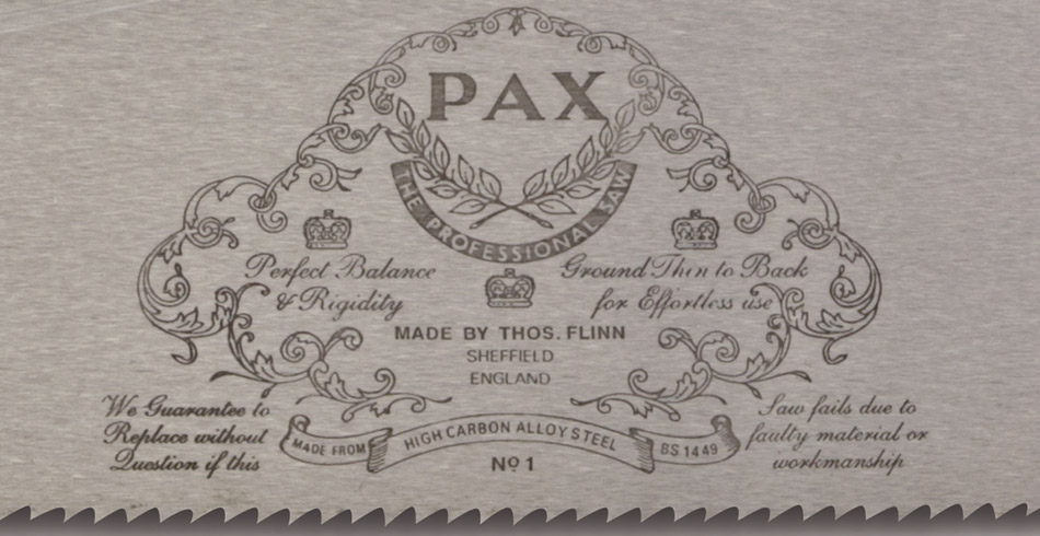 Ein Klassiker: Die «PAX Hand Saw» von Thomas Flinn & Co.