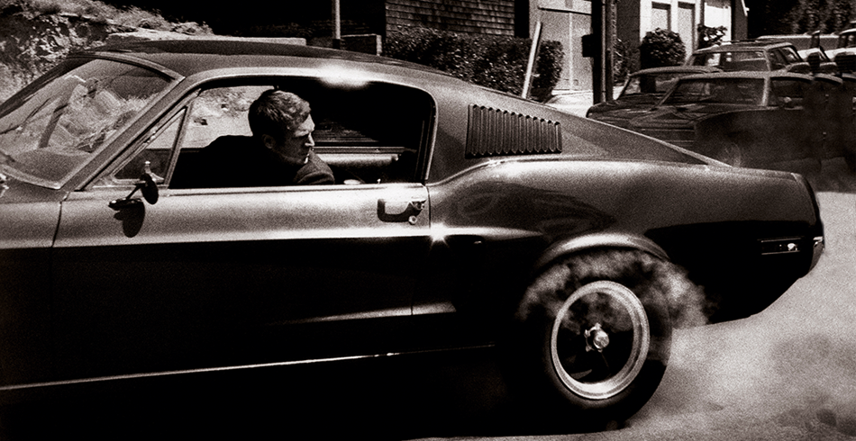 Barry Feinstein: Steve McQueen, «Bullitt», 1968. Silbergelatine-Druck, 40 × 50 cm