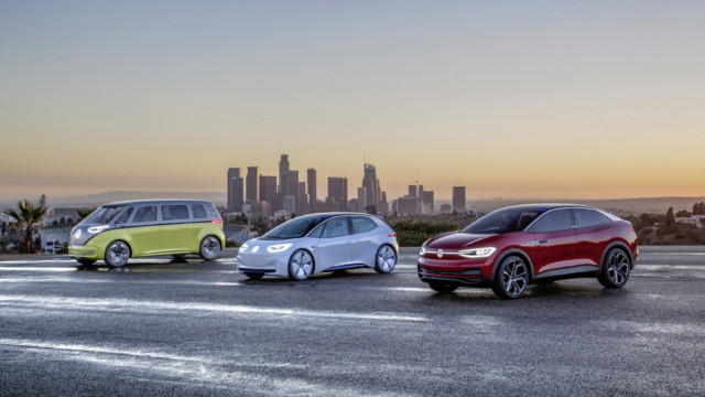 Volkswagen will Weltmarktführer in der E-Mobilität werden. Die künftige Flotte nimmt bereits Kont