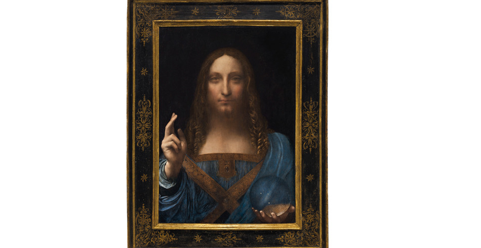 Leonardo da Vinci, «Salvator Mundi», um 1500, Öl auf Holz, 65,7×45,7 cm, Zuschlagspreis: 450,3 M