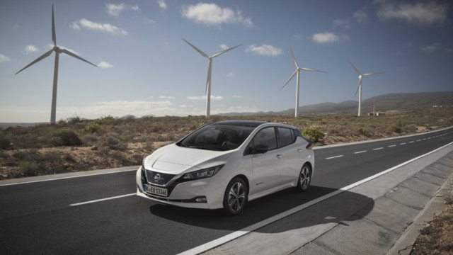 Der Nissan Leaf, ein Pionier der E-Mobilität und in der zweiten Generation World Green Car 2018, st