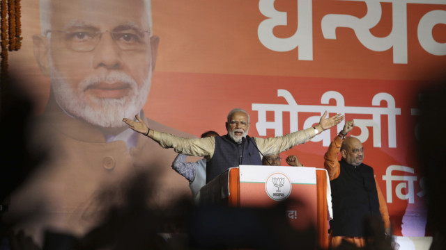 Narendra Modi gewann die Wahl auch dank seiner nationalistischen Rhetorik.