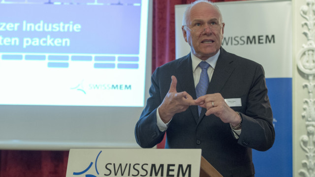 «Wir sind ein industrielles Powerhouse im Herzen Europas», sagte Swissmem-Präsident Hans Hess. 