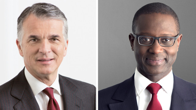 UBS-CEO Sergio Ermotti (links) und der Chef der Credit Suisse, Tidjane Thiam, wollen beide verstärk